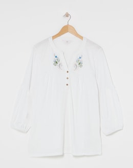 Julipa Jersey Embroidered Top
