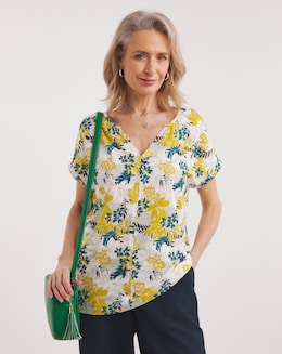 Julipa Notch Neck T-Shirt