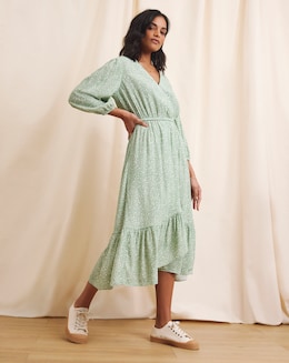 Anise Elodie V Neck Midi Dress
