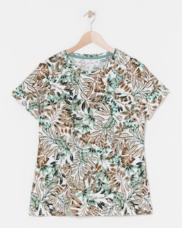 Julipa Button Shoulder Jersey Top