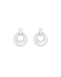Jon Richard Silver Door Knocker Earrings