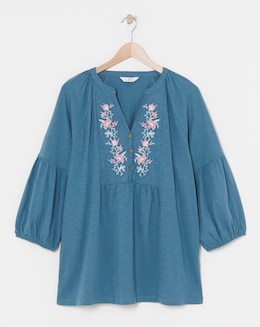 Julipa Embroidered Jersey Top