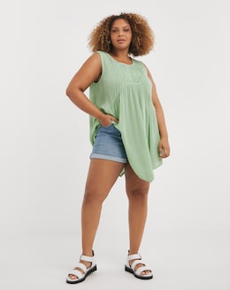 Joe Browns Curious Crochet Crinkle Tunic