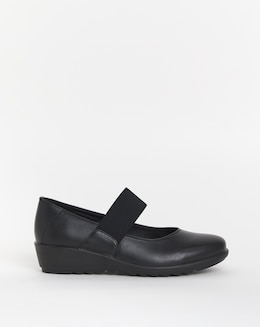Cushion Walk Mary Jane Elastic Strap EEE Fit