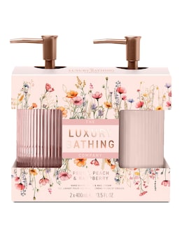 The Luxury Bathing Company Heavenly Hand Care Duo - Peony, Peach &amp; Raspberry