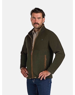 Raging Bull Fleece Zip Through Jacket Forest