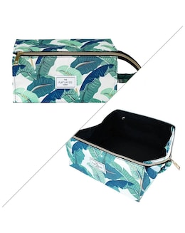 The Flat Lay Co. Makeup Box Bag - Tropical Leaves
