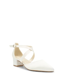 Paradox London Blanche Wide Bridal Heel