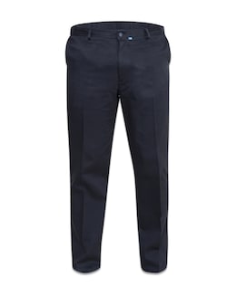 D555 Big &amp; Tall Bruno Stretch Chino Pant with Xtenda Waist - Indigo