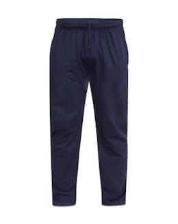 D555 Big &amp; Tall Rory Jogging Bottom with Open Hem and Zipper Pockets - Navy