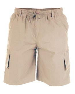 D555 Big &amp; Tall Nick Cargo Short with Shaped Leg Pockets - Sand