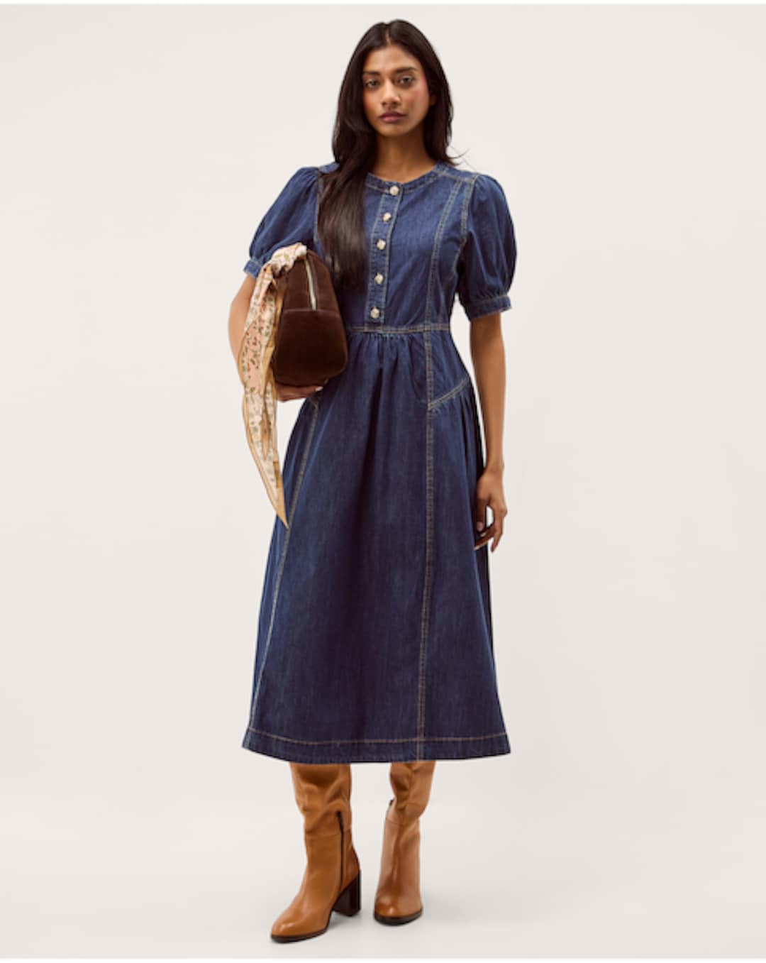 white christmas dresses Joe's Jeans Clean Denim Shift Dress main image 1