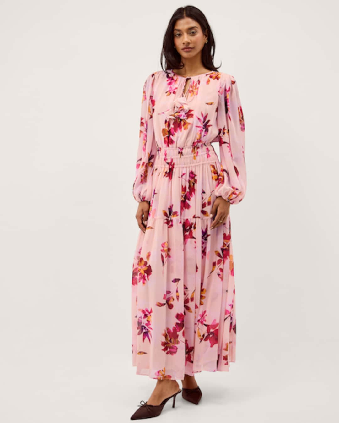 maxi poncho dress Olsen Maxi Dress, in Black Chiffon, Size: Large | Show Me Your Mumu