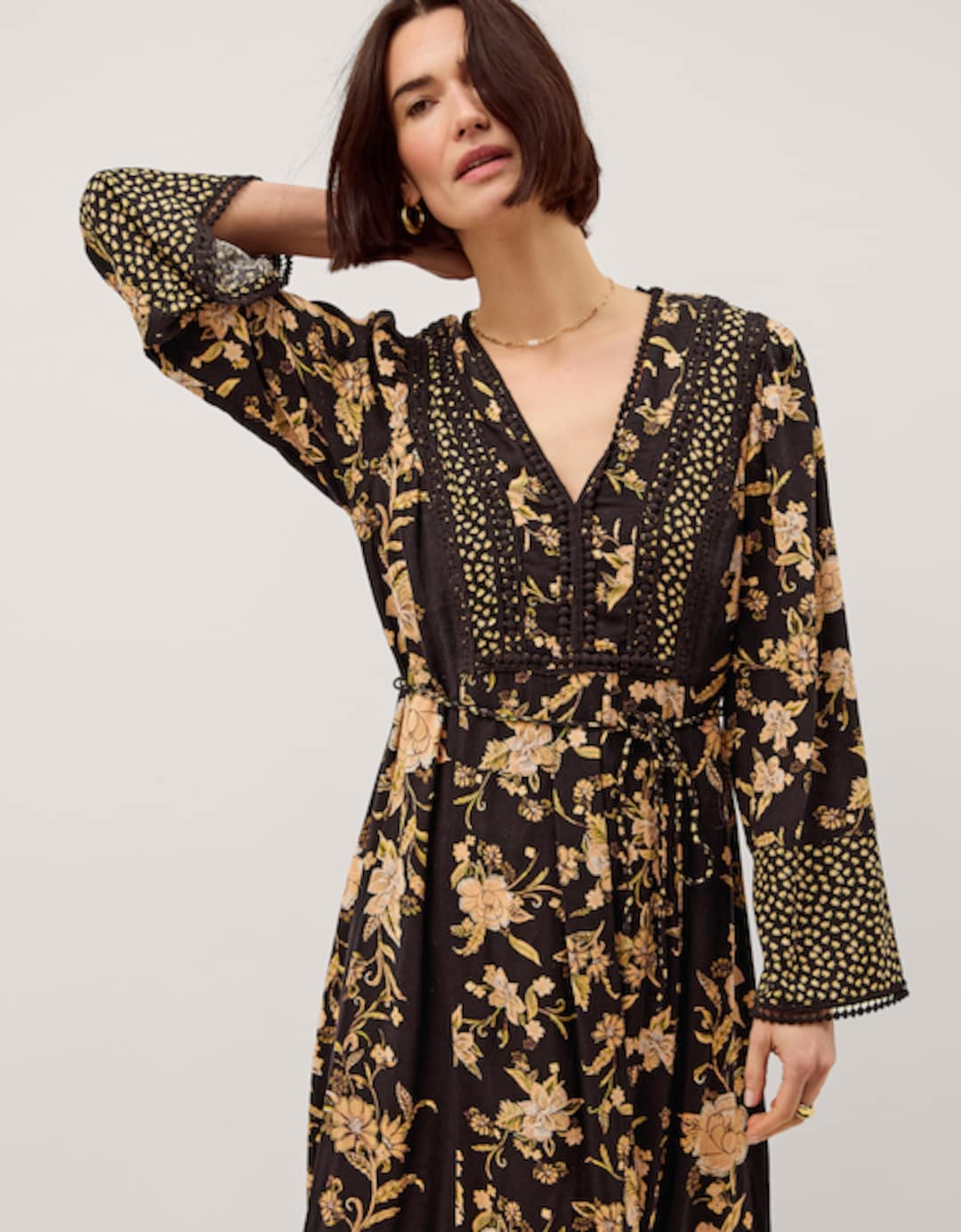 Women's Black Monsoon Dresses | Ambrose Wilson Women's Black Monsoon Dresses | Ambrose Wilson