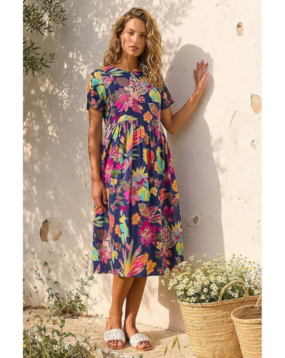 Midi Smock Dresses | Womens | Ambrose Wilson Midi Smock Dresses | Womens | Ambrose Wilson