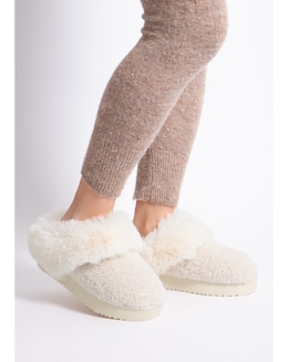 totes Ladies Textured Mule On Chunky Sole