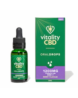 Vitality CBD Oral Drops 1200mg Berry