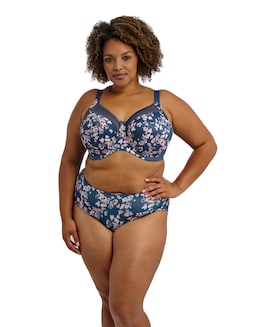 Goddess Kayla Full Fit Knicker Teal Blossom