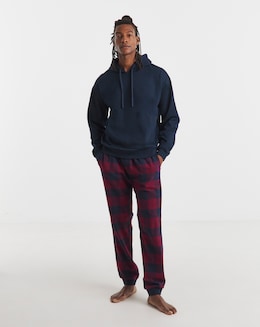 Hoodie and Check Lounge Pant Set