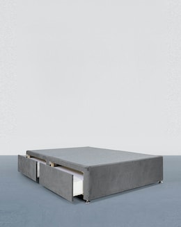 Airsprung Velvet Divan Base with 4 Drawers