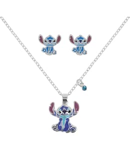 Stitch Earrings &amp; Necklace Set