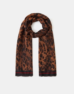 Accessorize Lightweight Leopard Print Scarf
