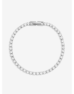 Jon Richard Waterproof Sterling Silver Plated Tennis Bracelet