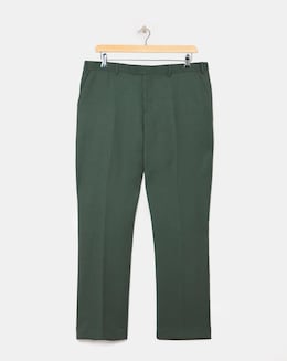 Linen Look Regular Fit Suit Trouser