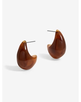 Jon Richard Resin Dome Earrings