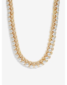 Mood Chunky 2 Tone Short Necklace