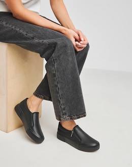 Esme Side Zip Trainers - Extra Wide Fit (EEE)