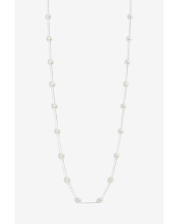 Jon Richard Silver Plated Pearl Rope Necklace