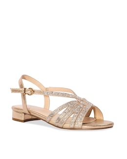 Paradox London Quest Wide E Fit Block Heel Sandal