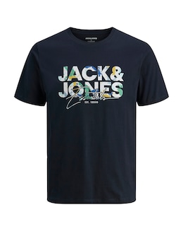 Jack &amp; Jones Geplas T-Shirt - Sky Captain