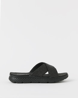 Cushion Walk Crossover Mule Sandal EEE Fit