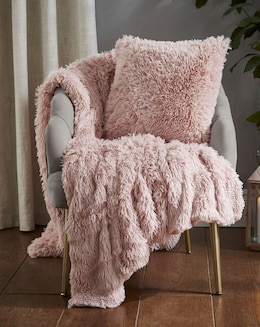 Catherine Lansfield Shaggy Fleece Cushion