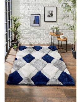 Geo Shaggy Cosy Rug