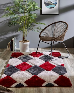 Geo Shaggy Cosy Rug