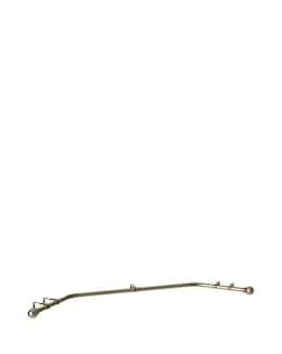 28mm Bay Window Eyelet Curtain Pole with Ball Finials