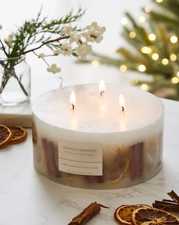 Orange &amp; Cinnamon Large Inclusion Candle