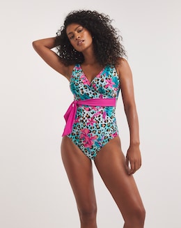 Joe Browns Floral Leopard Swimsuit