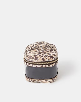 Accessorize Mini Cheetah Print Make Up Bag