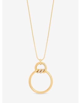 Jon Richard Gold Plated And Pave Long Pendant
