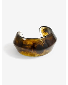 Jon Richard Green Resin Cuff Bangle