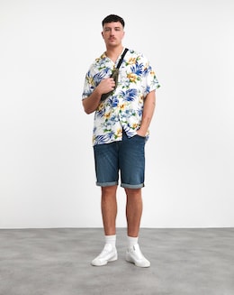 Jack &amp; Jones Jeff Resort Shirt - Clouddancer