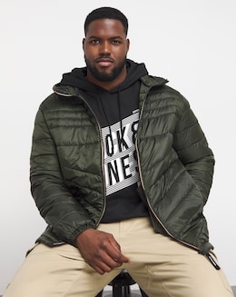 Jack &amp; Jones Hero Hood Puffer Jacket