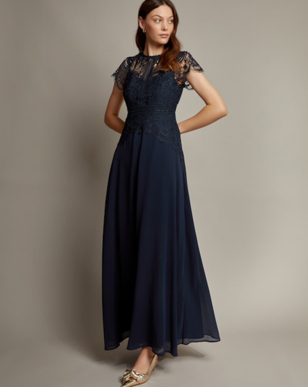 Monsoon Monica Midi Bridesmaid Dress | Ambrose Wilson