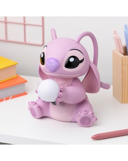 Disney Lilo &amp; Stitch Cute Pink Angel Night Lamp, Collectable Gift