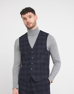 Regular Check Waistcoat