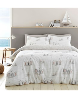Fusion Beach Huts Duvet Set